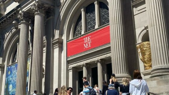 Les marches du Metropolitan Museum of Art, là où se tient le Met Gala chaque année.