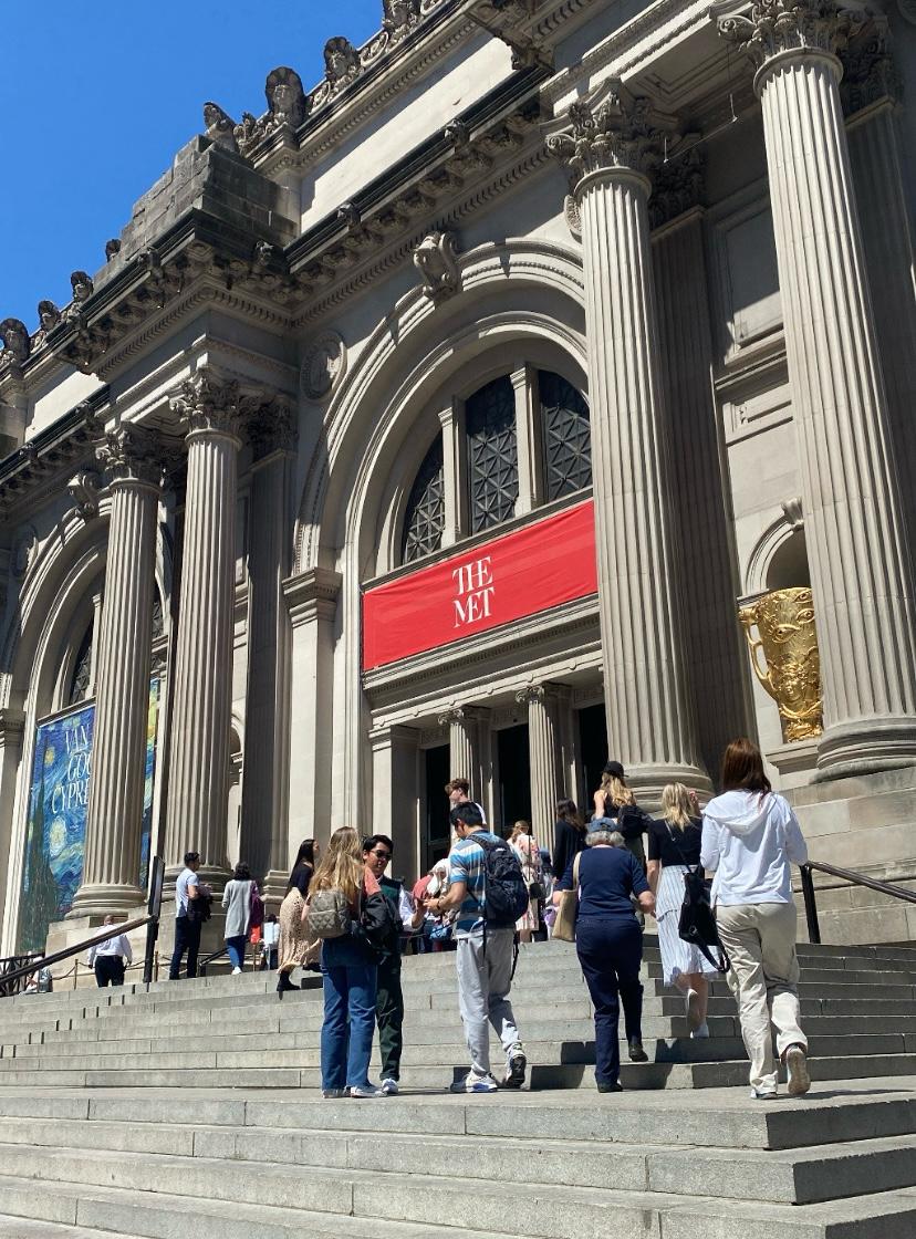 Les marches du Metropolitan Museum of Art, là où se tient le Met Gala chaque année.