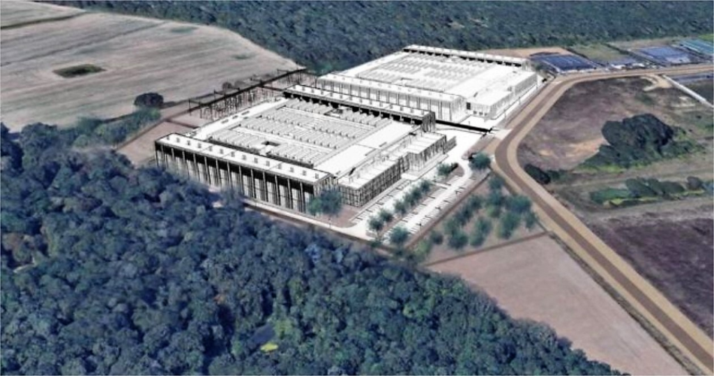 Projet du plus grand data center de France à Lisses en Essonne (91).